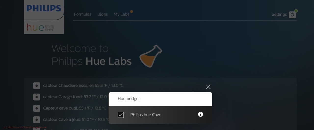 Deux ponts Philips Hue - Un seul pont dans Hue Labs